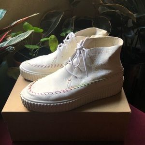 Charlotte Stone Darcy platform sneaker creeper 🤍🌈